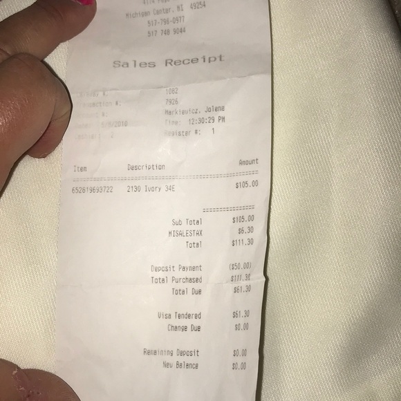 NWOT Beautiful Ivory Strapless Bra - Picture 2 of 5